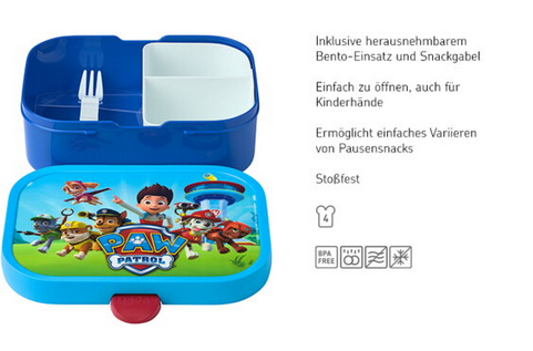 Brotdose Campus - Paw Patrol