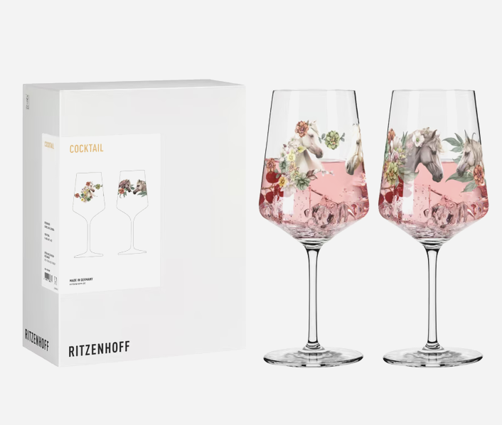 Ritzenhoff - Reitgold -Cocktailglas-Set
