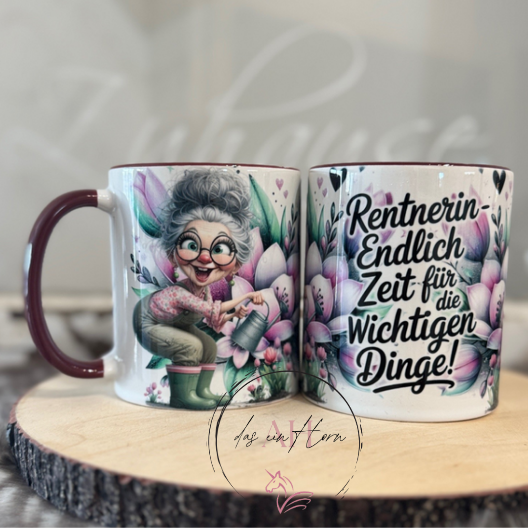 Tasse Rentnerin