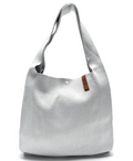 Shopper Lois - Grau Glitzer
