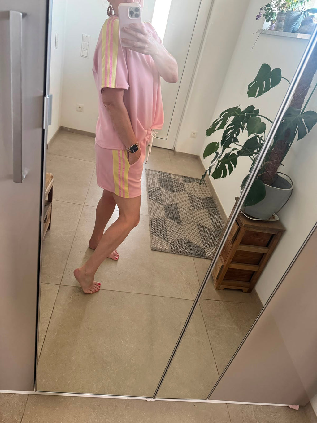 Short-Set - Rosa Seitenansicht