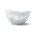 58 - Schale Grinsend in weiß, 500 ml