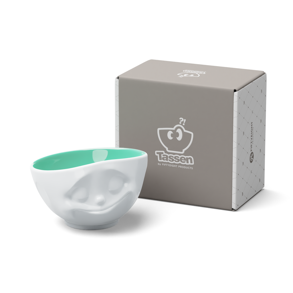 58 - Schale Glücklich innen Jade, 500 ml