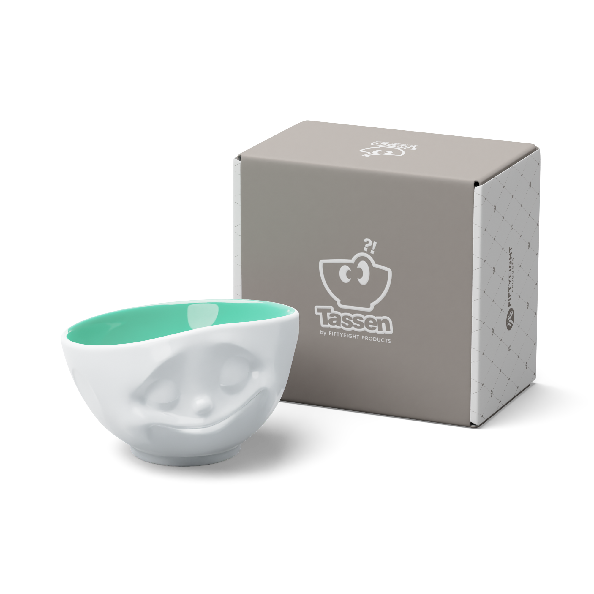 58 - Schale Glücklich innen Jade, 500 ml