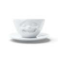 58 - Kaffeetasse Lachend weiß, 200 ml