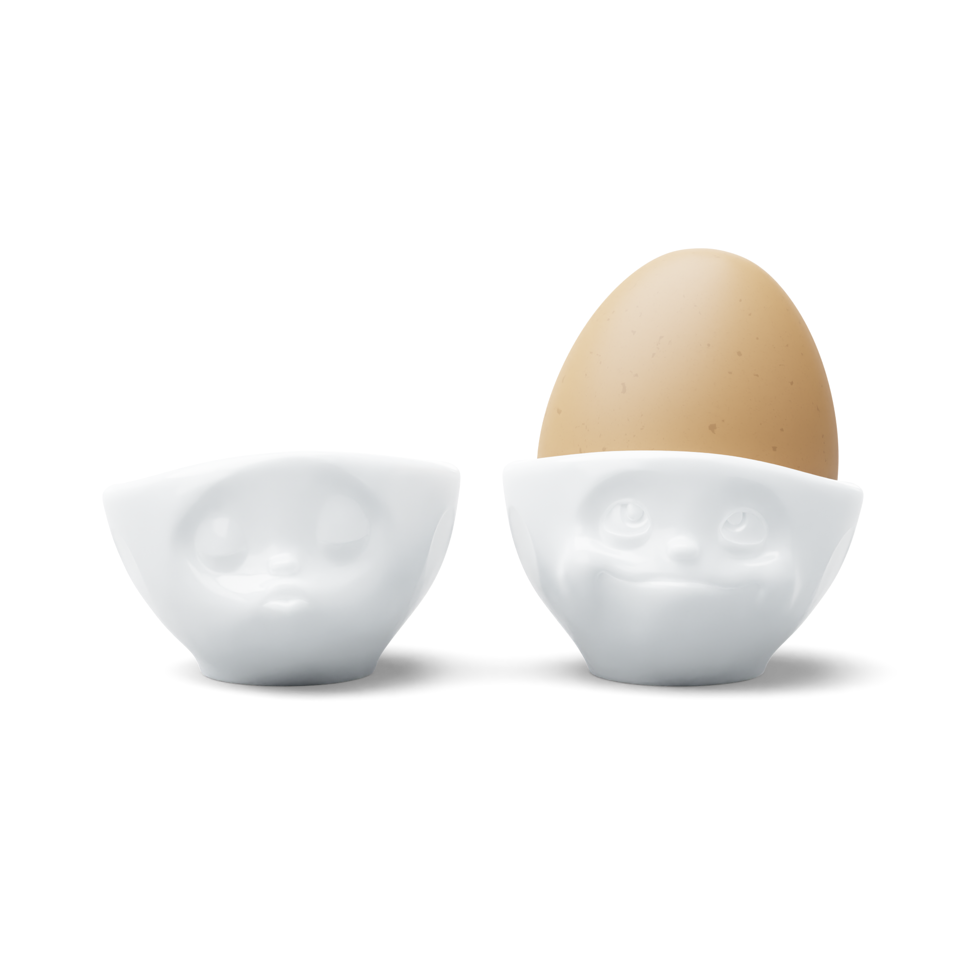 58 - Eierbecher-Set Nr. 1 - Küssend & Verträumt