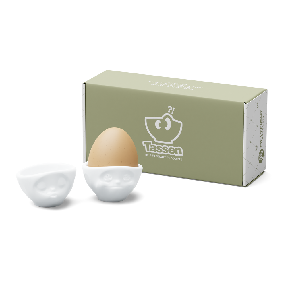 58 - Eierbecher-Set Nr. 1 - Küssend & Verträumt