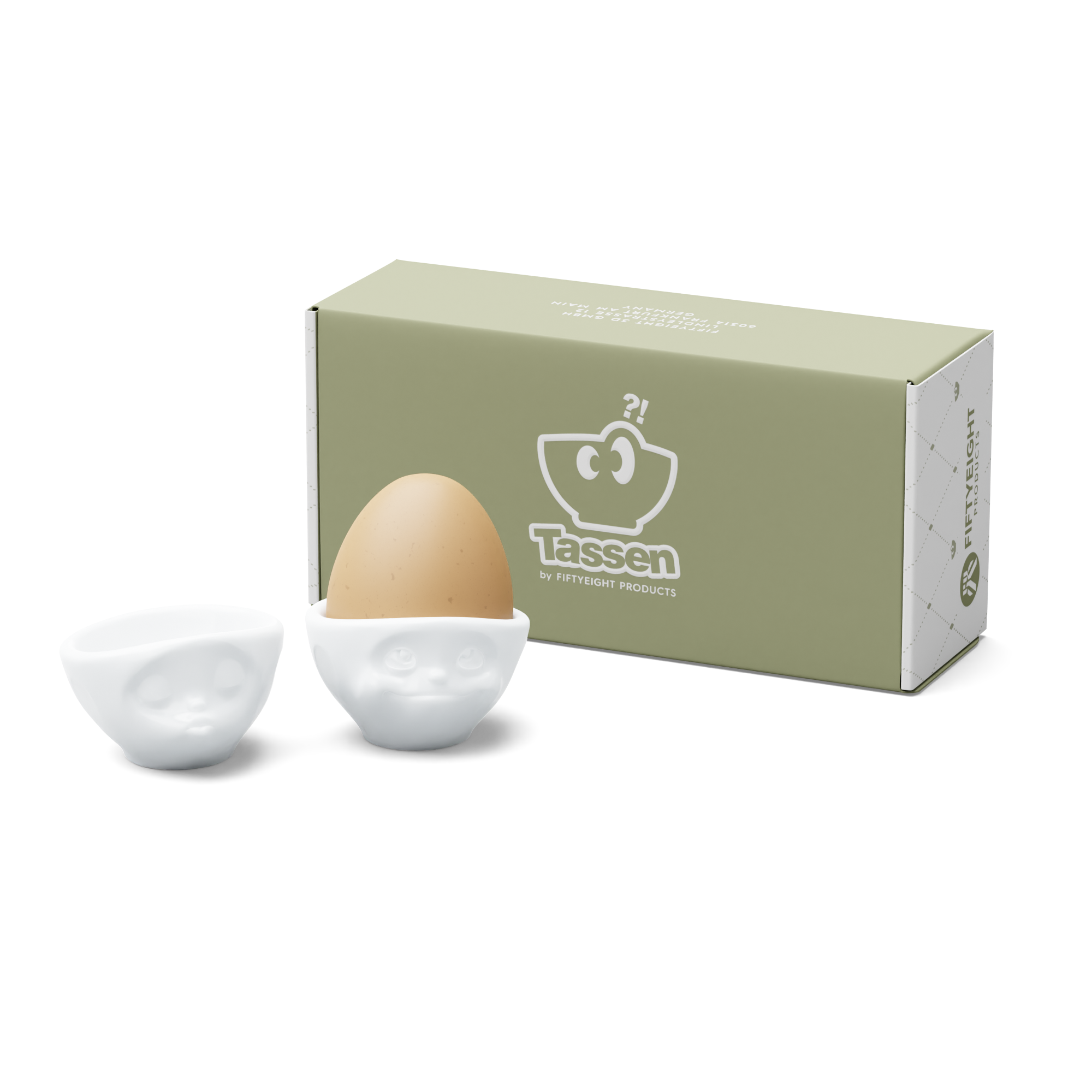 58 - Eierbecher-Set Nr. 1 - Küssend & Verträumt