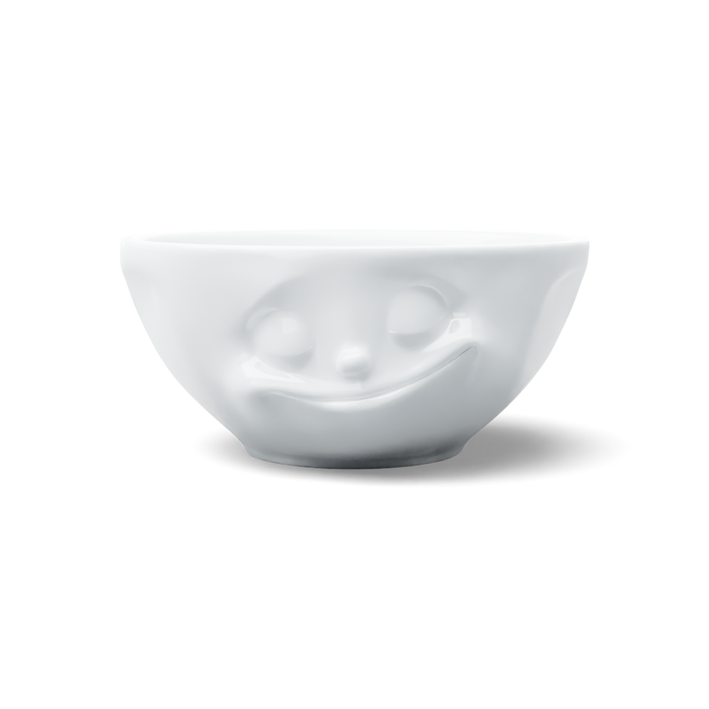 58 - Schale Glücklich weiß, 350 ml