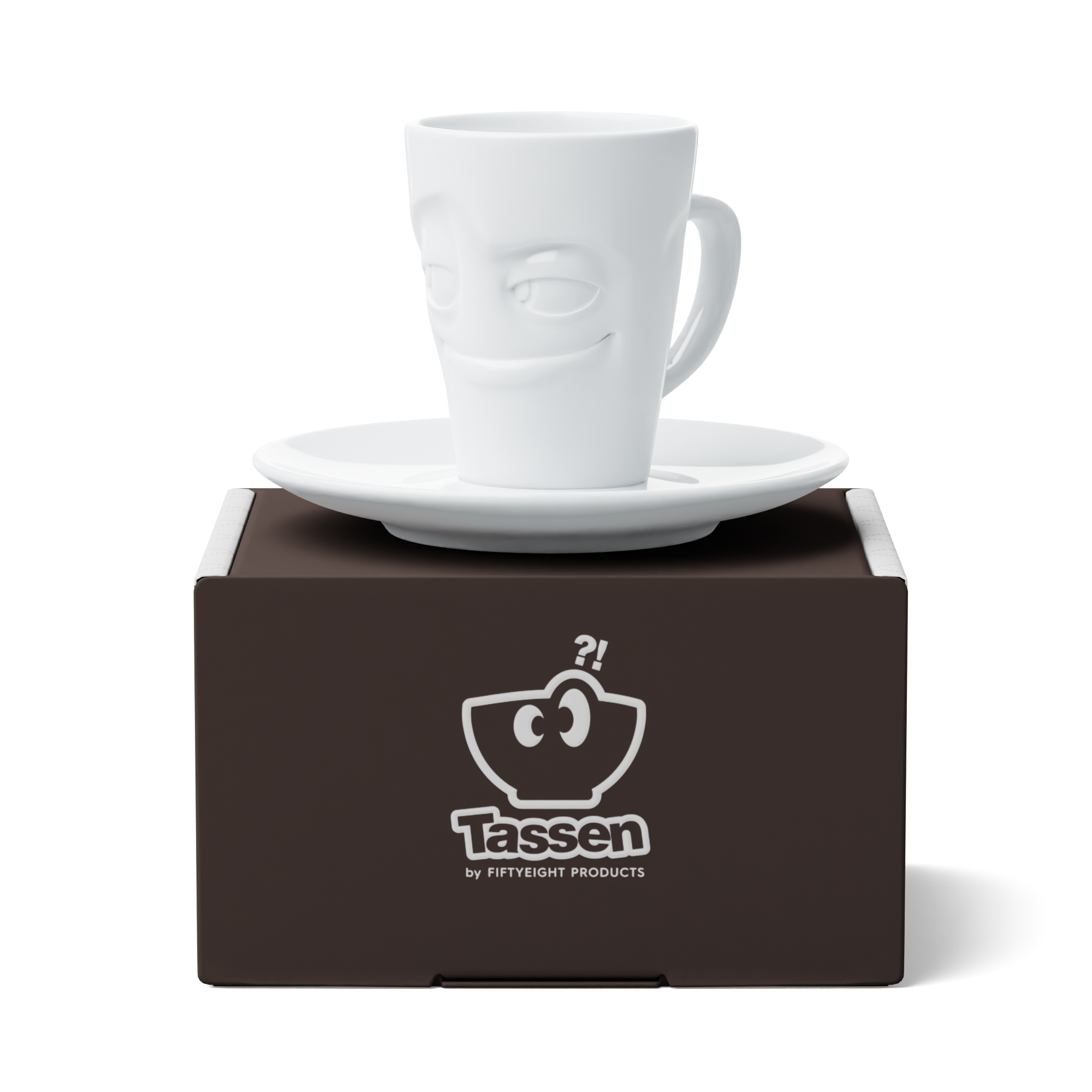 58 - Espresso-Mug mit Henkel Verschmitzt, 80 ml