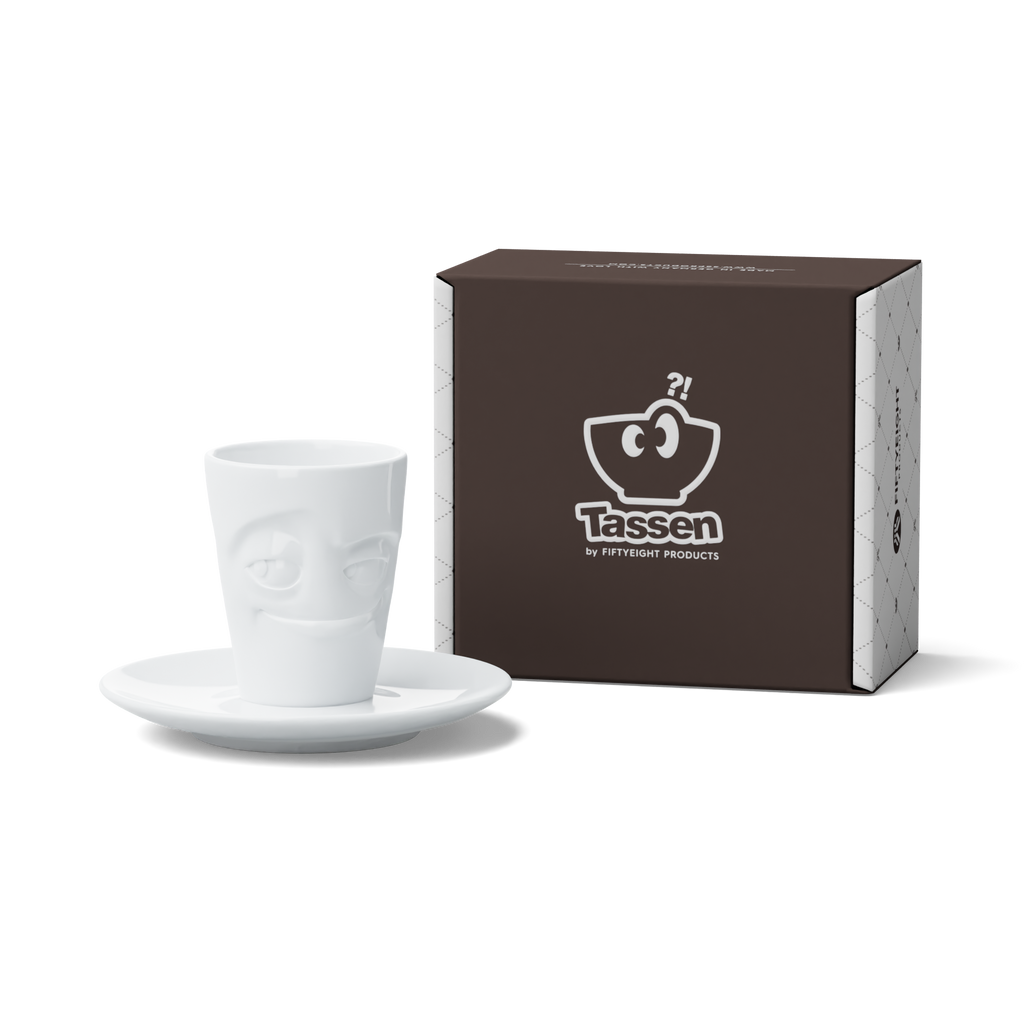 58 - Espresso-Mug mit Henkel Verschmitzt, 80 ml
