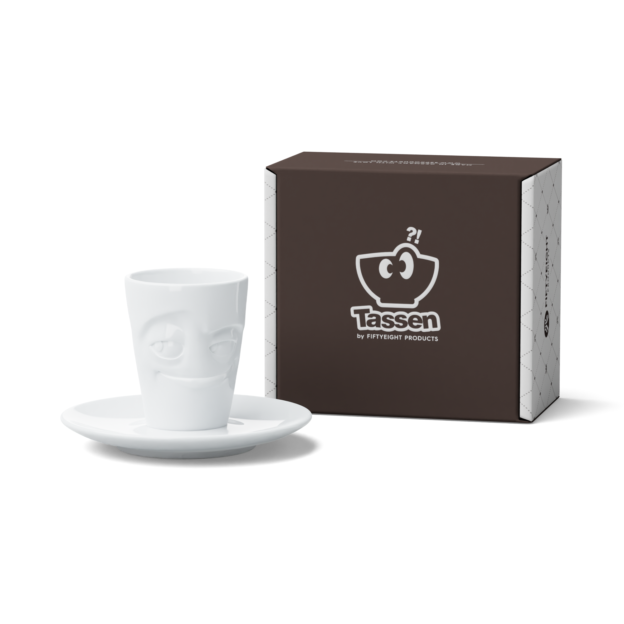 58 - Espresso-Mug mit Henkel Verschmitzt, 80 ml