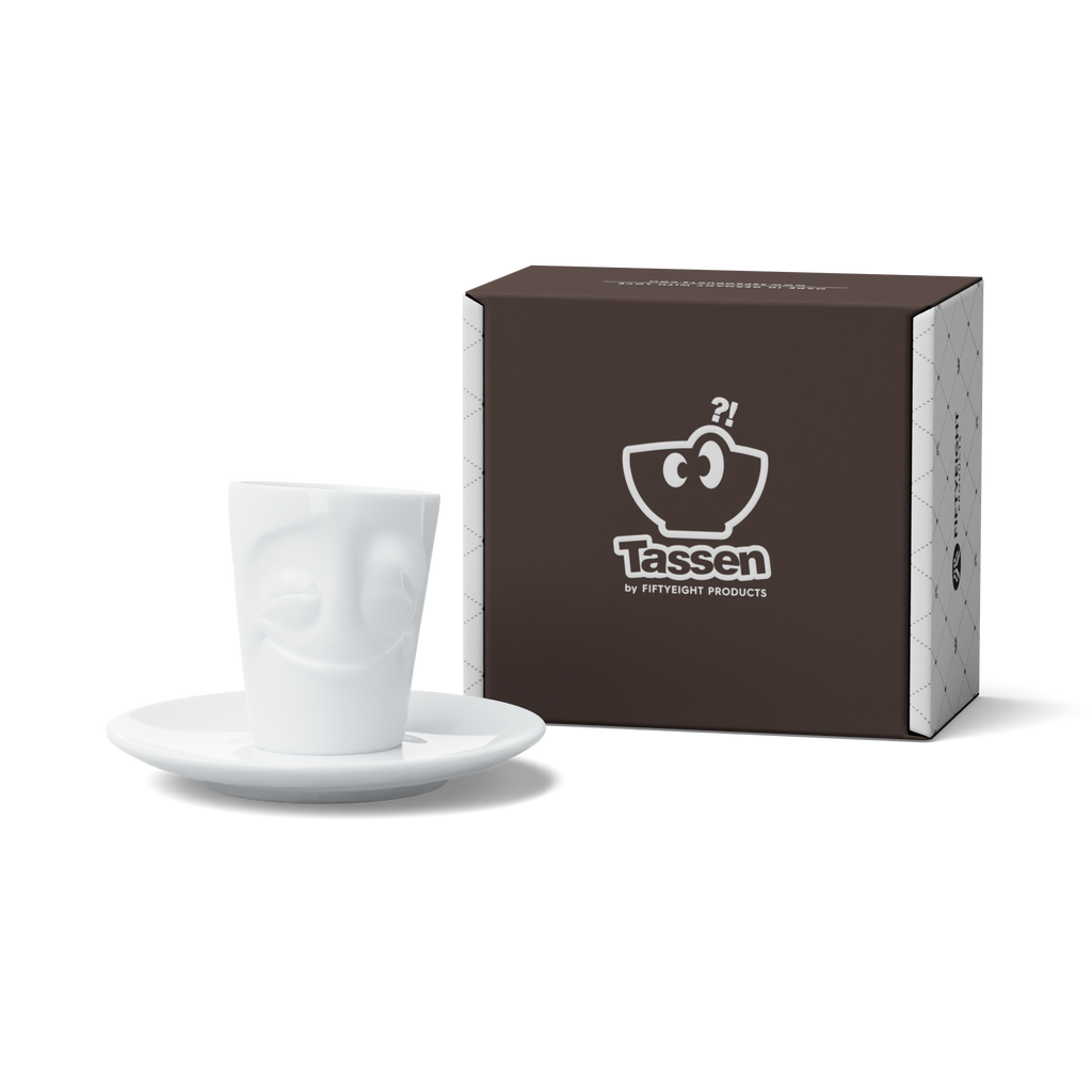58 - Espresso-Mug mit Henkel Vergnügt, 80 ml