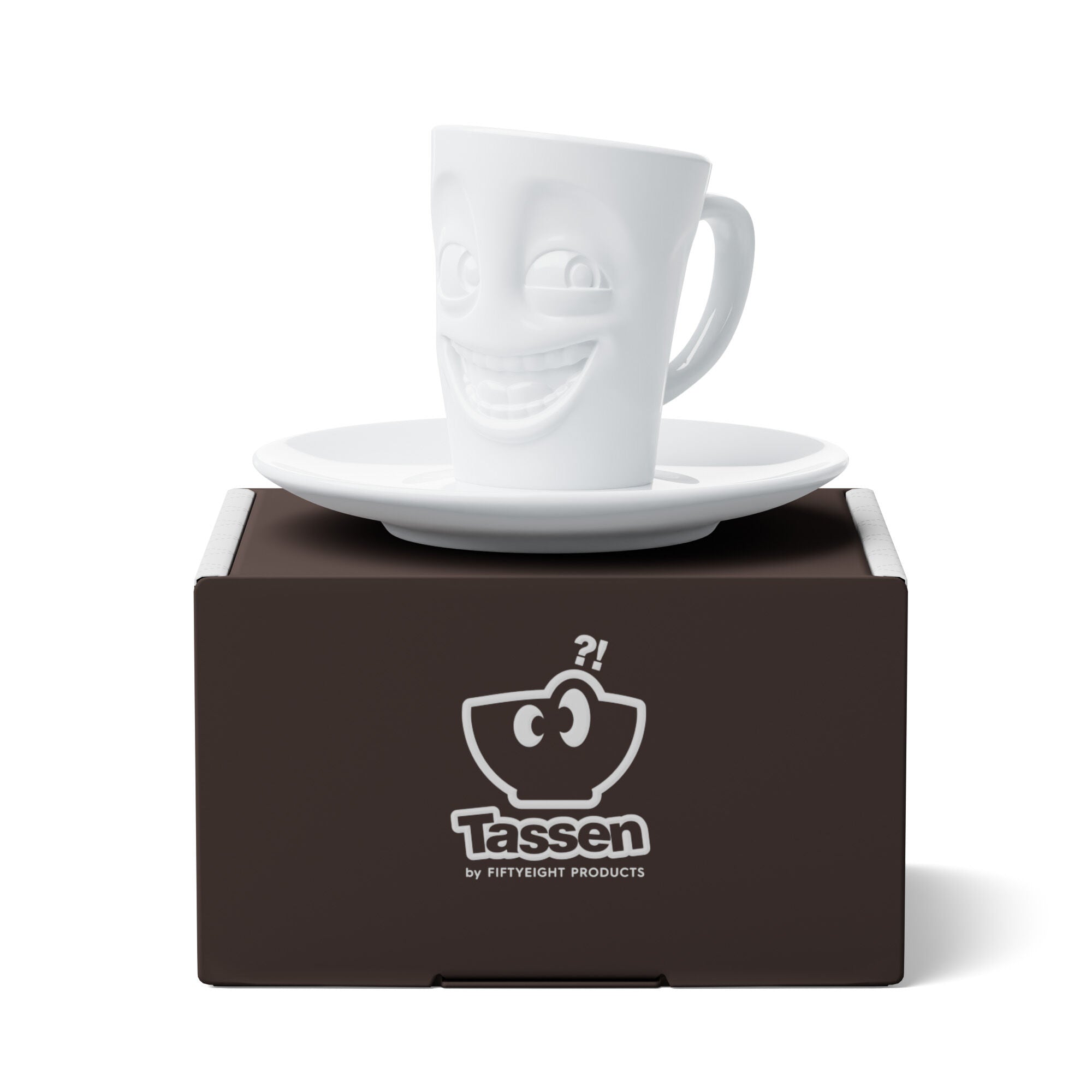 58 - Espresso-Mug mit Henkel Witzig, 80 ml