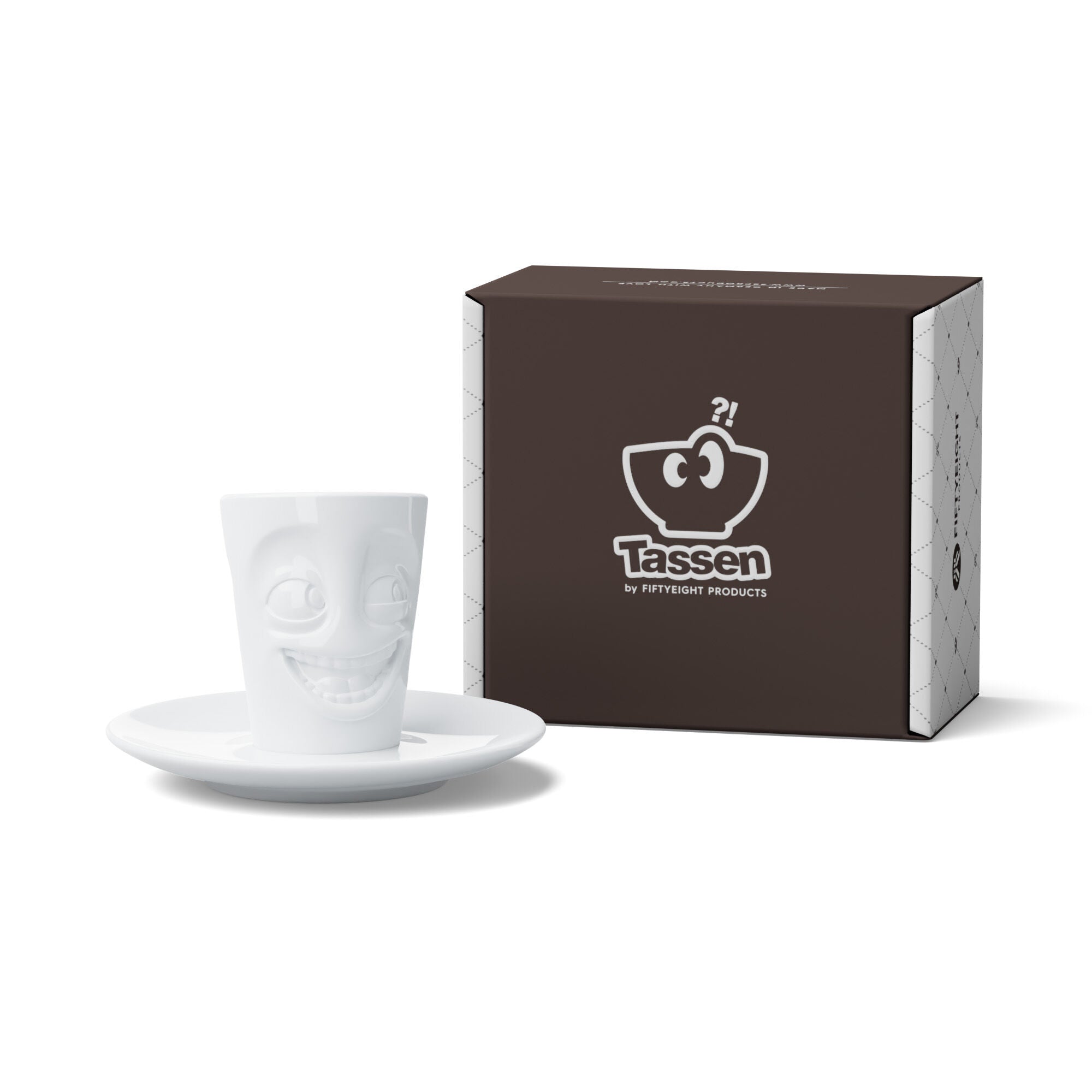 58 - Espresso-Mug mit Henkel Witzig, 80 ml