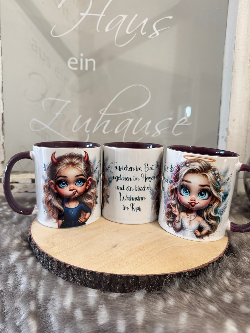 Tasse Engelchen und Teufelchen