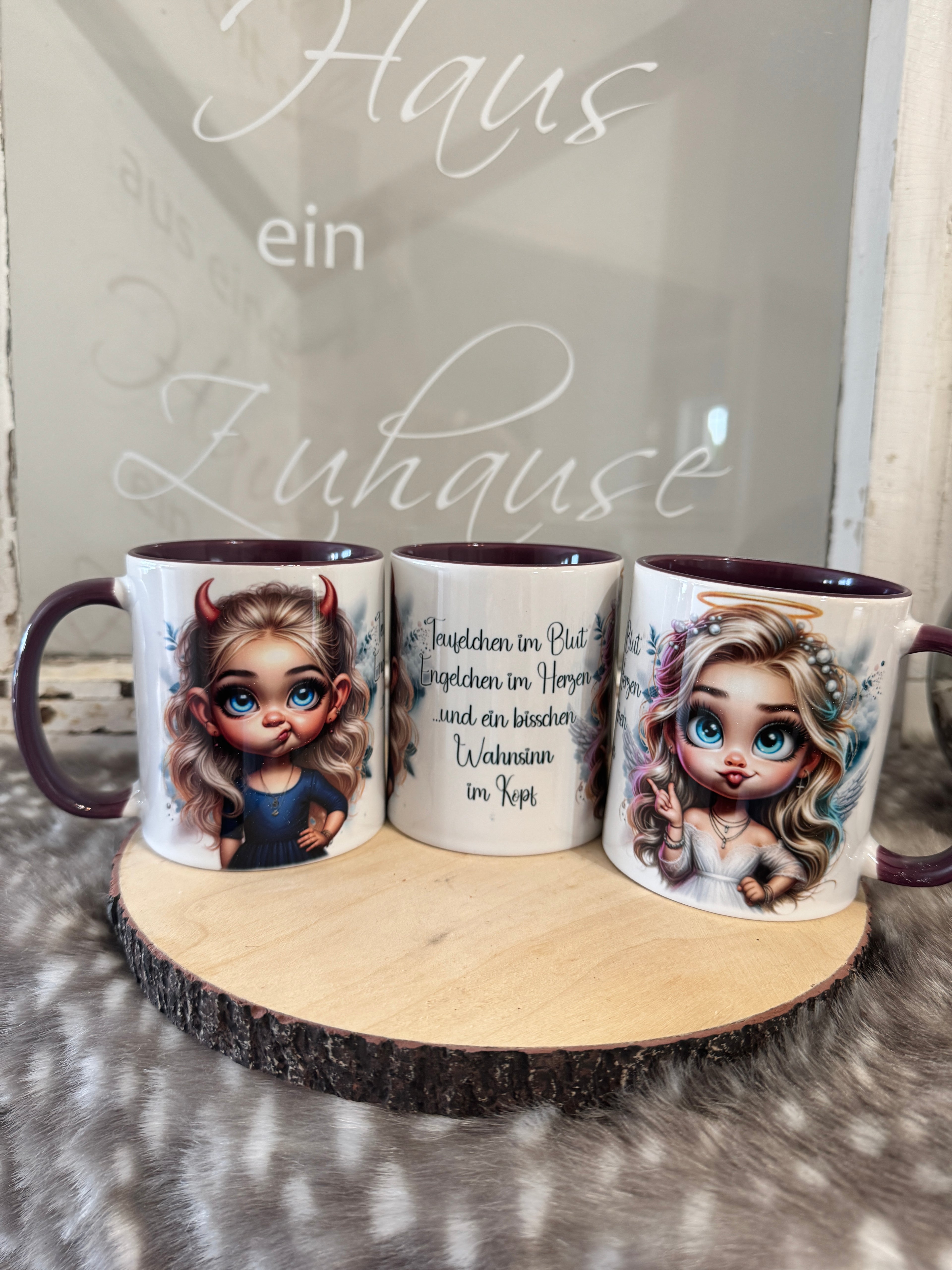 Tasse Engelchen und Teufelchen