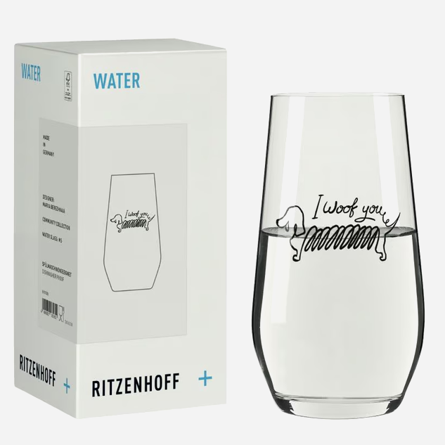 Ritzenhoff Wasserglas Dackel