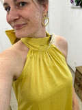 Satinkleid mit Neckholder