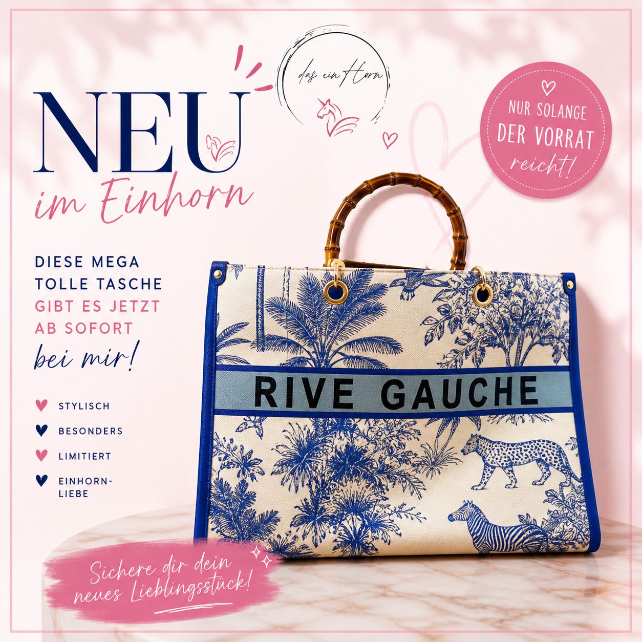 Handtasche Blau
