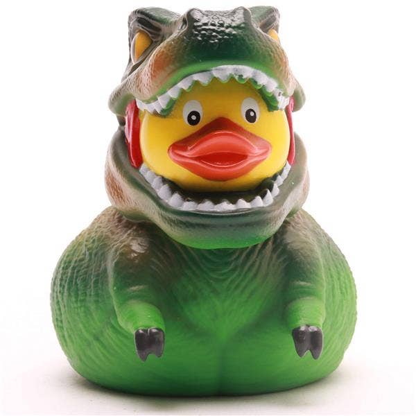 T-Rex Badeente - grün - Gummiente