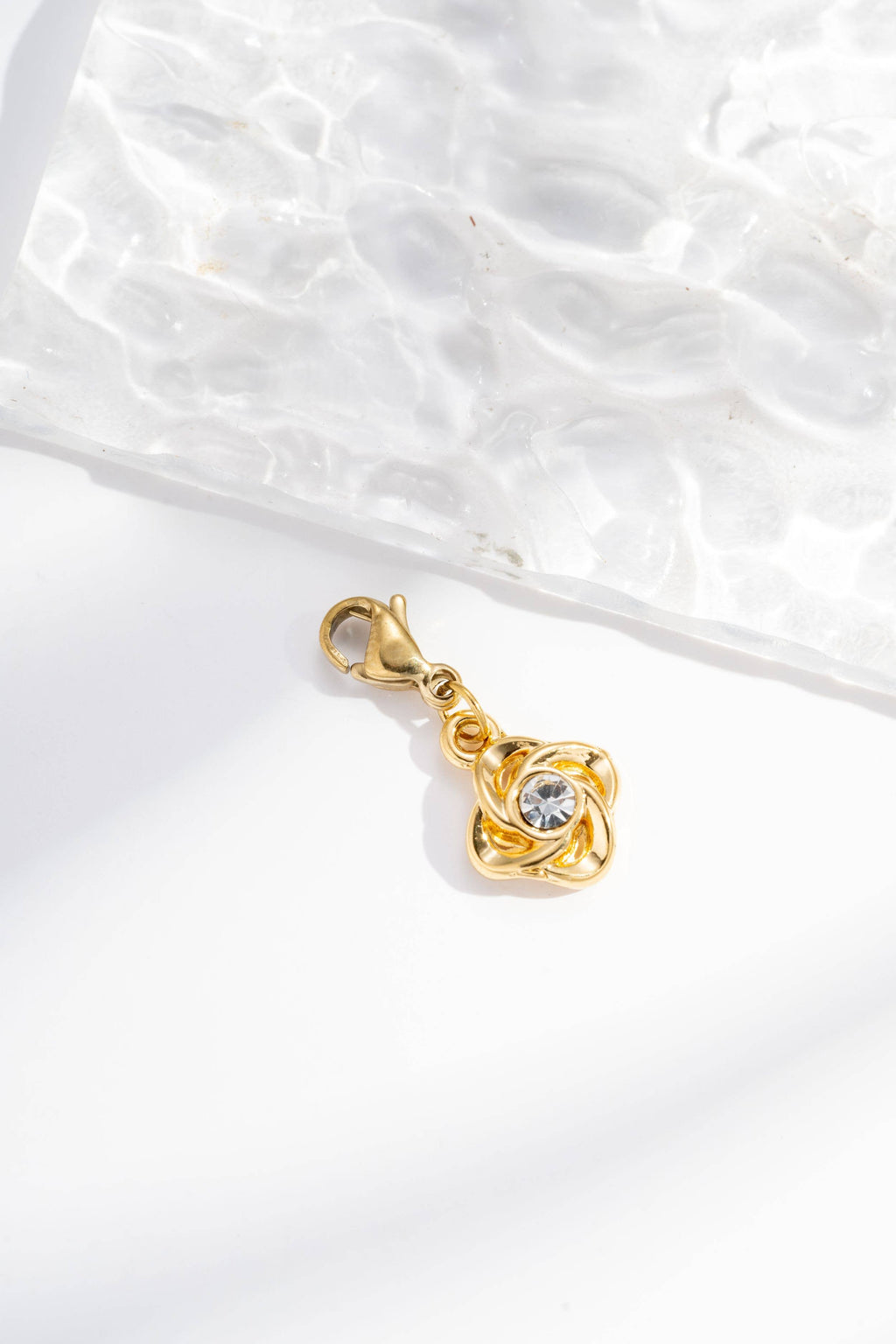 Satz 9 Charms Edelstahl Vergoldet Verschiedene Elegante Designs