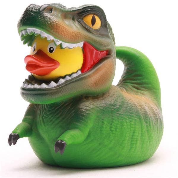 T-Rex Badeente - grün - Gummiente