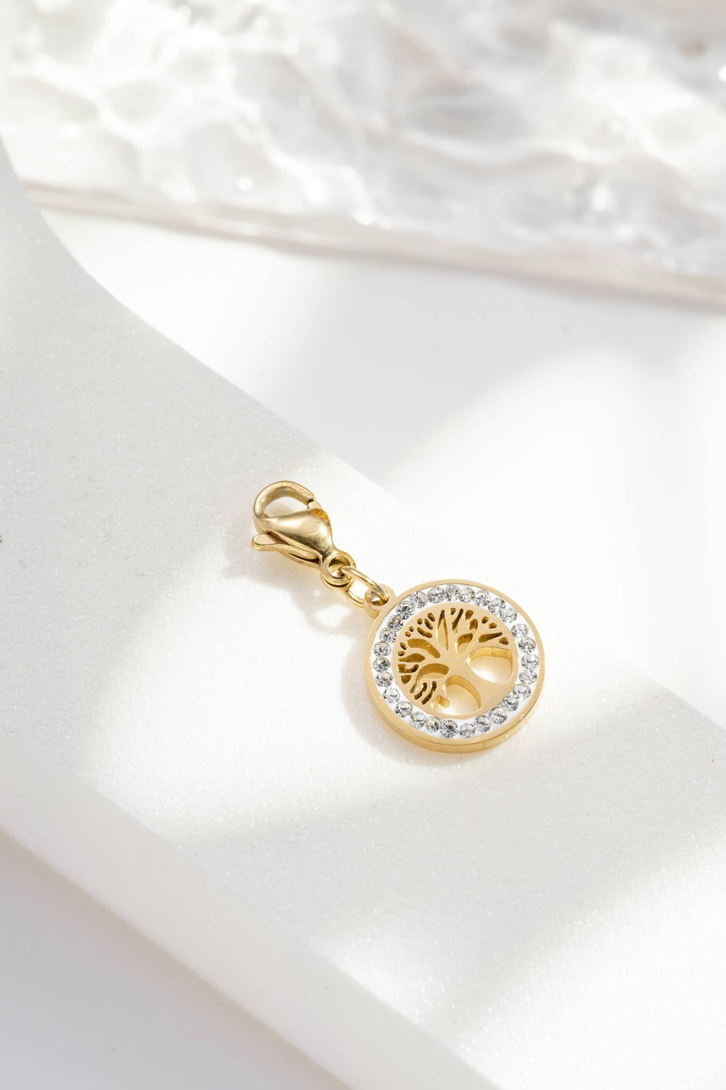 Satz 9 Charms Edelstahl Vergoldet Verschiedene Elegante Designs