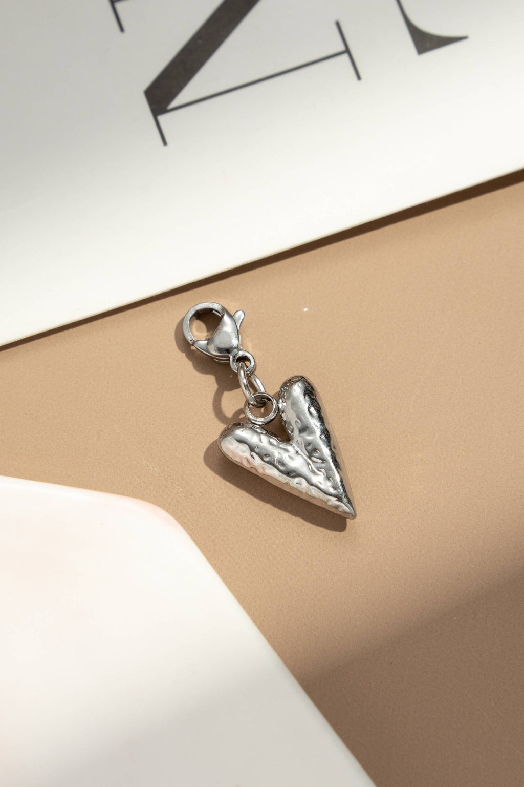 Set mit 13 passenden Charm-Anhängern aus Edelstahl, gold- und silberfarben