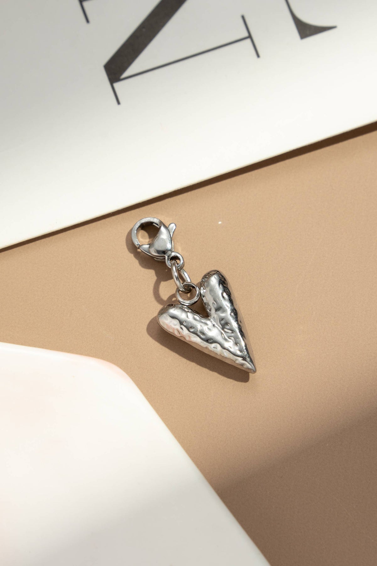 Set mit 13 passenden Charm-Anhängern aus Edelstahl, gold- und silberfarben
