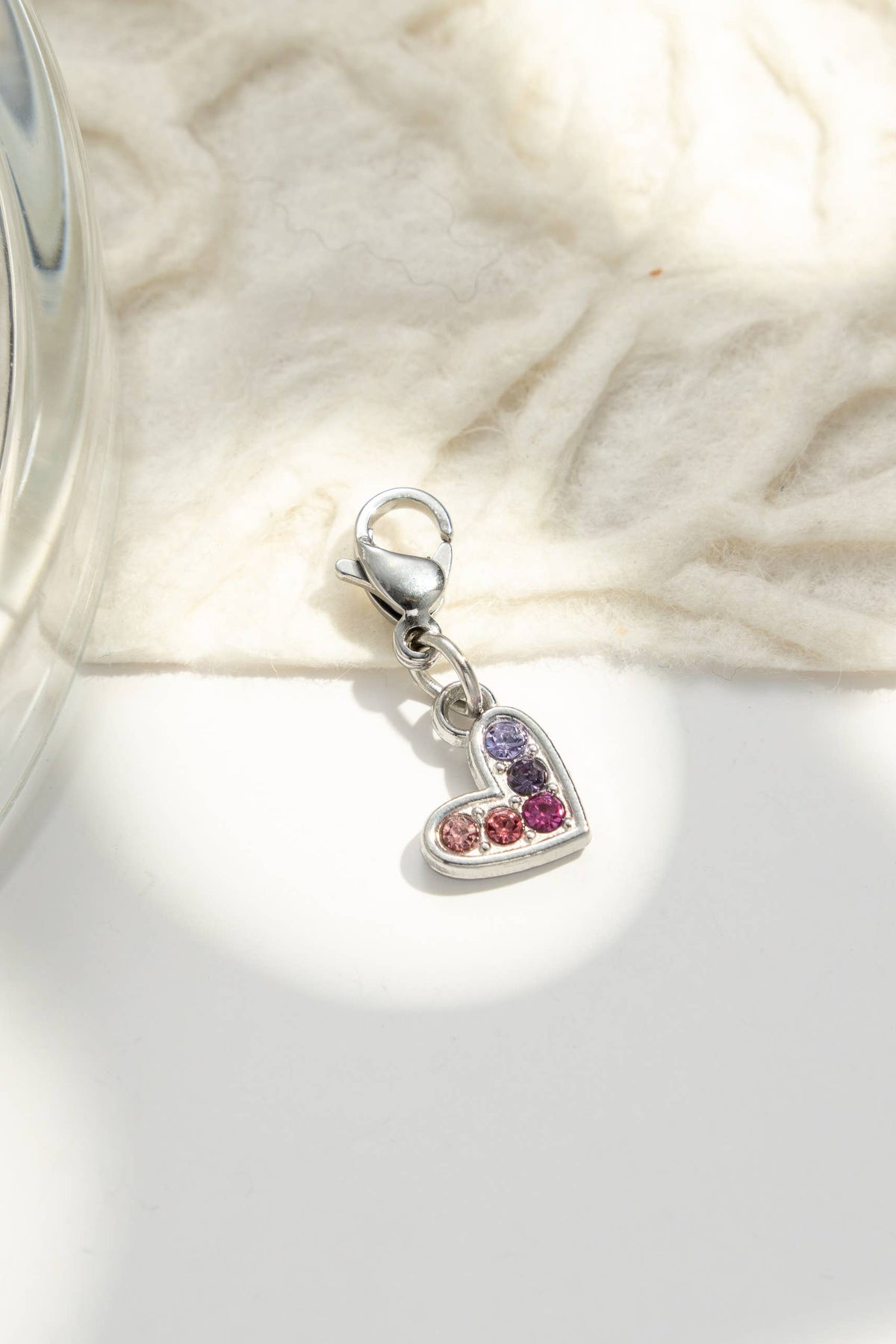 Set mit 13 passenden Charm-Anhängern aus Edelstahl, gold- und silberfarben
