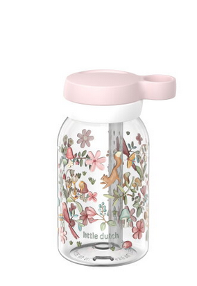Mepal Trinkflasche mit Trinkhalm 450ml