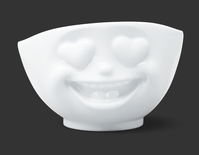 58 - Schale Herzlich weiß - 500 ml