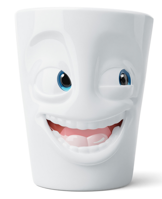 58 - Henkelbecher witzig - 350 ml